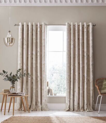 Magnolia Grove Natural Ready Made Curtains