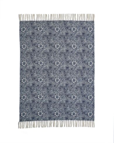 Marigold Indigo Blue 130x170cm Throw