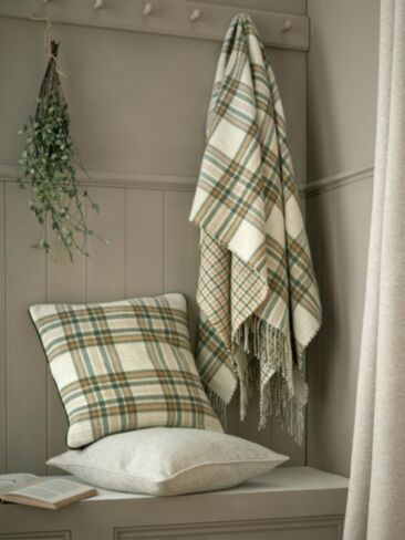 Padbury Check Olive 150x200cm Throw