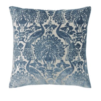 Peacock Damask Dusky Seaspray Mf 50x50cm Cushion 