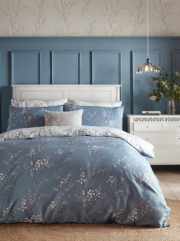 Pussy Willow Dark Seaspray Bedding