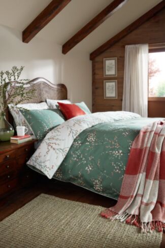 Pussy Willow Fern Green Bedding