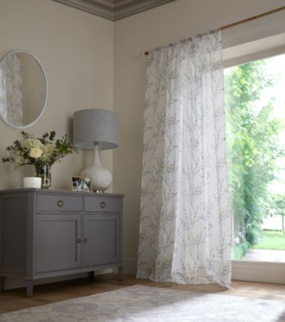 Pussy Willow Seaspray Ready Made Curtains