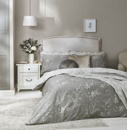 Pussy Willow Steel Bedding