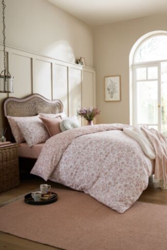 Shepherds Purse Blush Pink Bedding