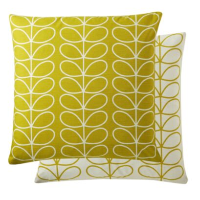 Small Linear Stem Cushion Sunflower 50x50 Feather