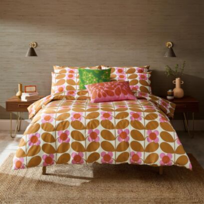 Stem Bloom Saffron Bedding