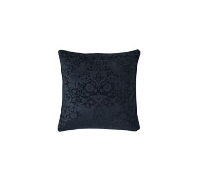 Strawberry Thief Embossed Prussian Blue 50x50cm Microfibre Cushion