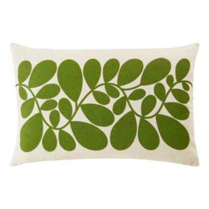 Sycamore Stripe Dill Green Microfibre 40x60cm Cushion 