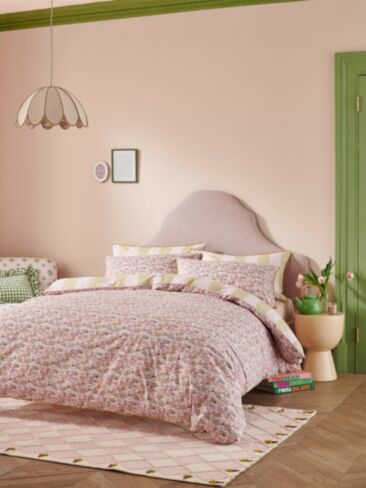 Tiny Town Pink Bedding