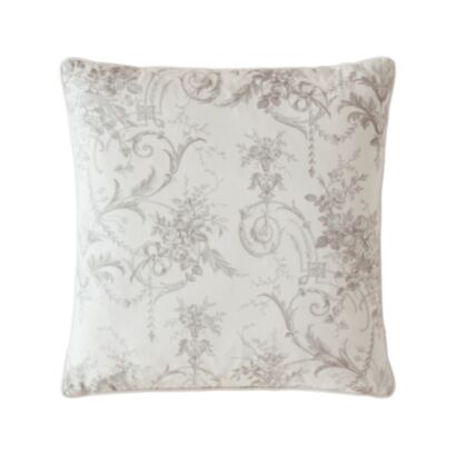 Tuileries Dark Dove Grey 50x50cm Microfibre Cushion