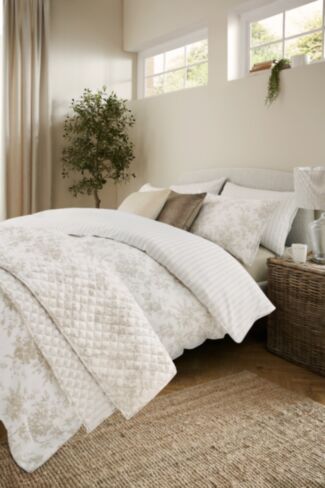 Walled Garden Dove Grey Bedding