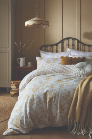 Walled Garden Ochre Yellow Bedding