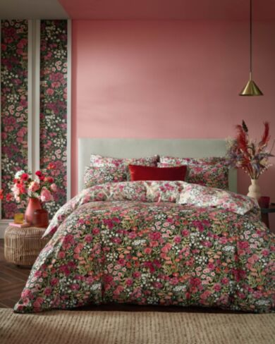 Wallflower Rust Black Bedding