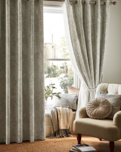 Waxham Dove Grey Ready Made Curtains