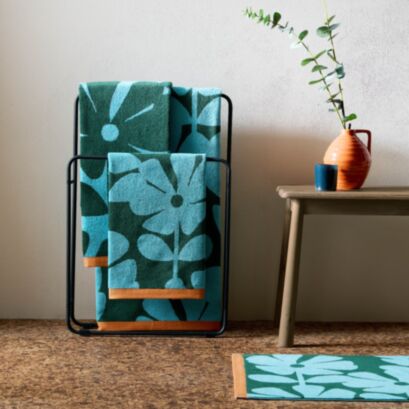 Wildflower Blue Lagoon Towels