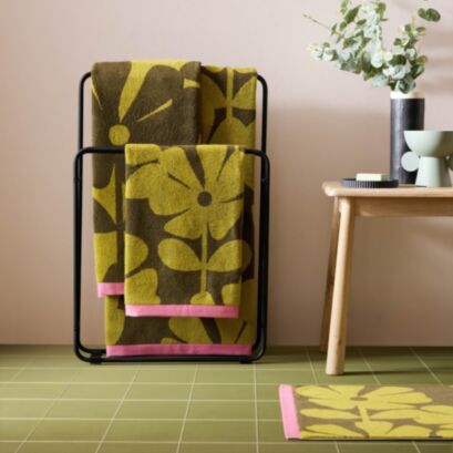 Wildflower Yellow Ochre Towels