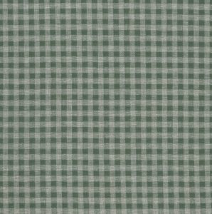 Gingham Bottle Green