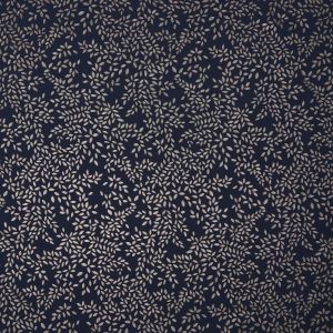 Metallic Leaves Smokey Blue
