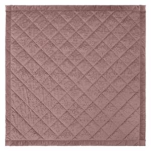 Strawberry Thief Embossed Tearose 235x235cm Quilted Bedspread