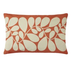 Sycamore Stripe Tomato/Pink 40x60cm Feather Cushion