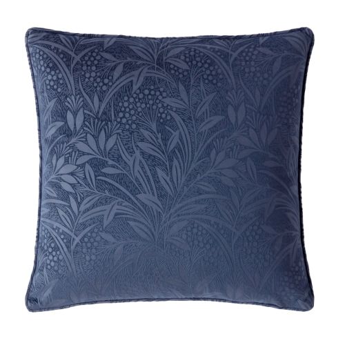 Barley Embossed Midnight Navy Mf 50x50cm Cushion