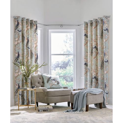 Belvedere Duckegg Ready Made Curtains