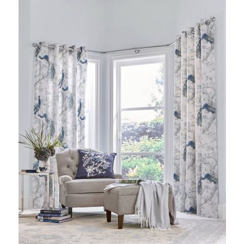 Belvedere Midnight Ready Made Curtains