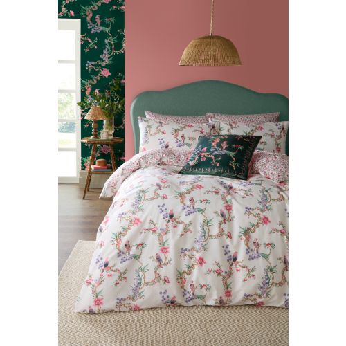 Birds Of A Feather Blush Bedding