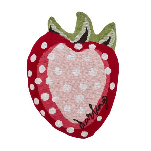 Strawberry Dreams Pink 35.5x48cm Poly Cushion
