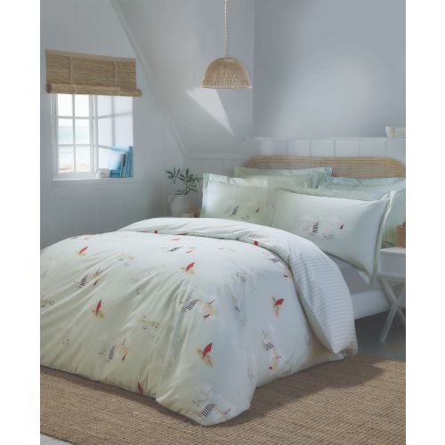Coastal Boats Blue Bedding