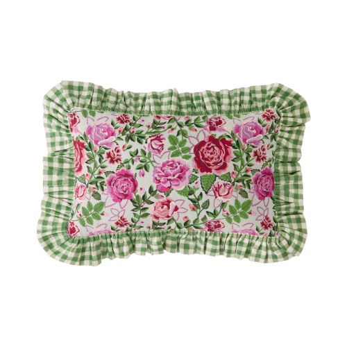 Dolly Rose Sage 30x50 Poly Cushion