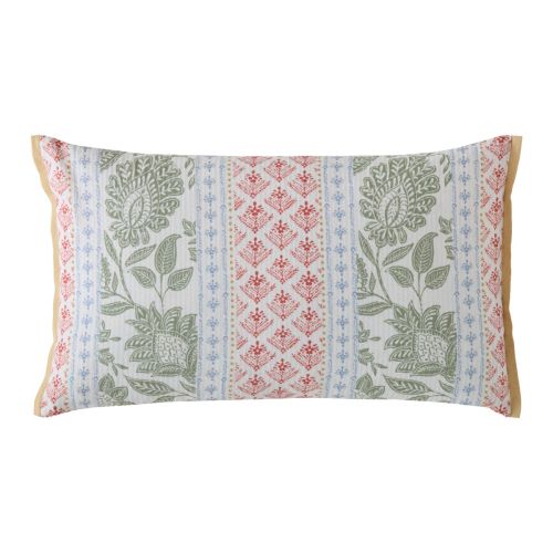 Hedingham Stripe Hedgerow Green 30x50 Microfibre Cushion