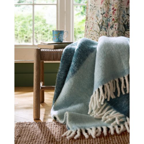 Bronwen Seaspray Blue 130x170cm Throw