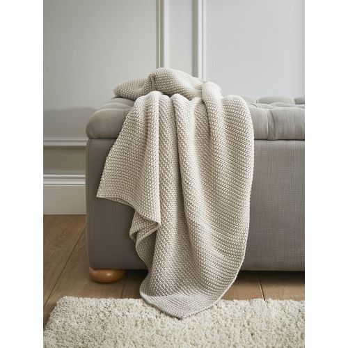 Parker Dove Grey 125x150cm Throw