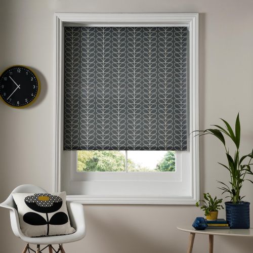 Linear Stem Cool Grey Ready Made Roller Blind