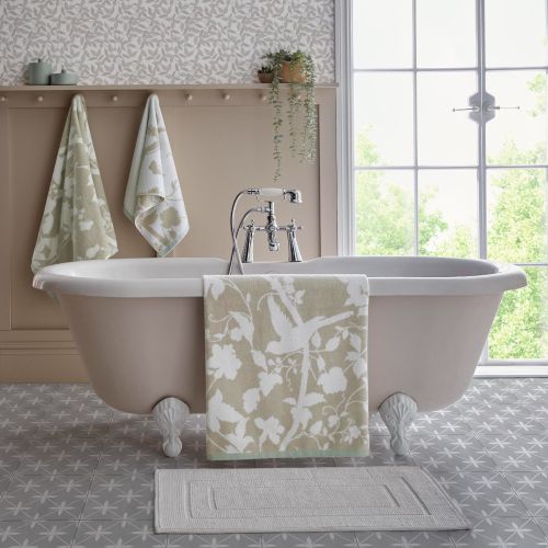 Oriental Garden Dove Grey Towels