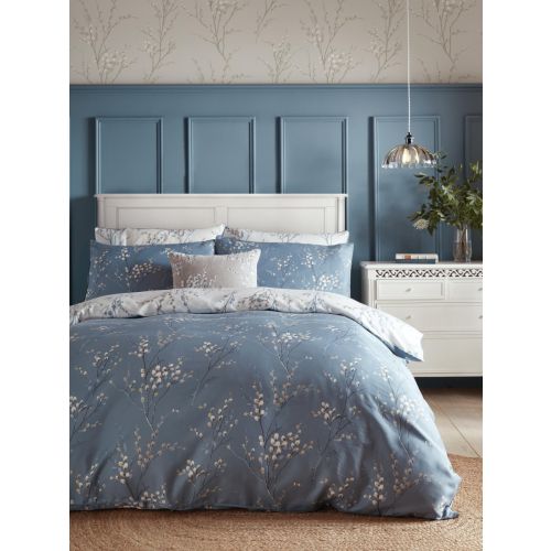 Pussy Willow Dark Seaspray Bedding