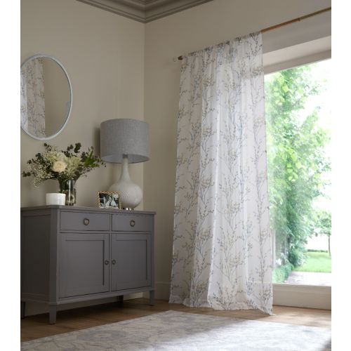 Pussy Willow Seaspray Ready Made Curtains