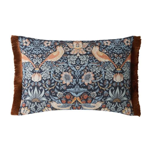Strawberry Thief Blue 40x60cm Microfibre Cushion