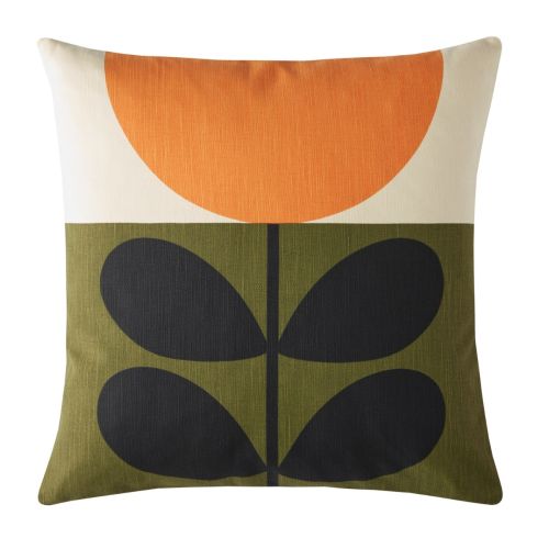 Sunflower Orange 45x45cm Microfibre Cushion
