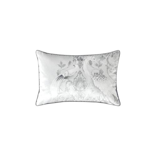 Tregaron Velvet Silver 40x60cm Feather Cushion